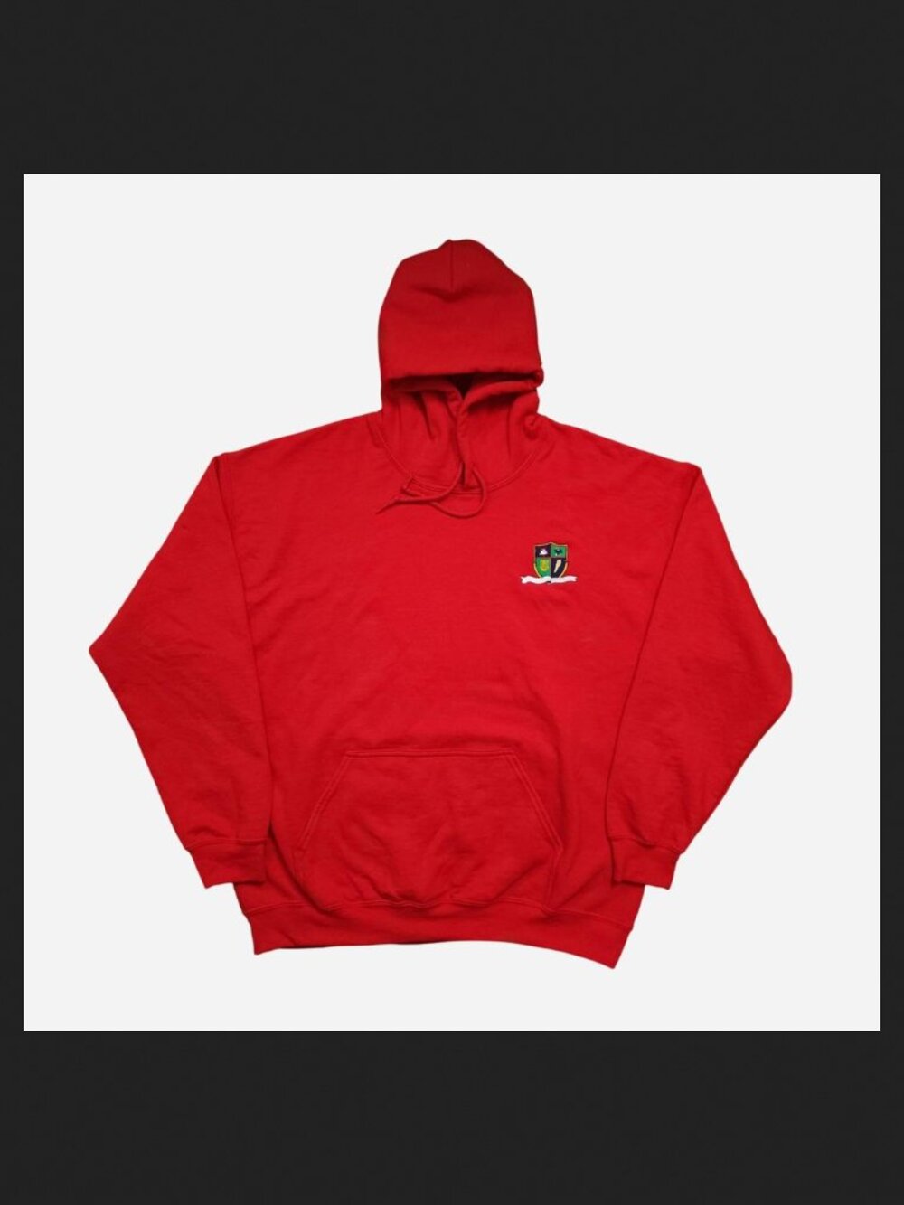 Gildan red hoodie